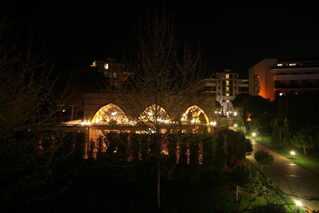 Blick auf das Kebabistan vom El Pato Pequeno Voyage Belek Golf & Spa