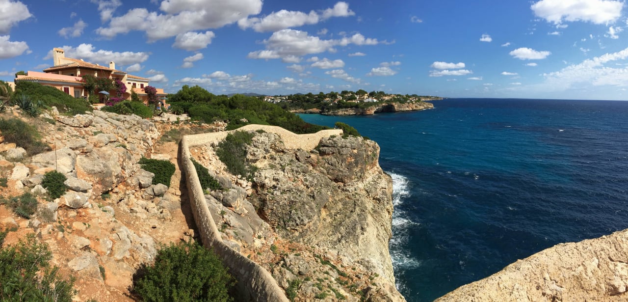 Panorama Ausblick Meer blau punta reina