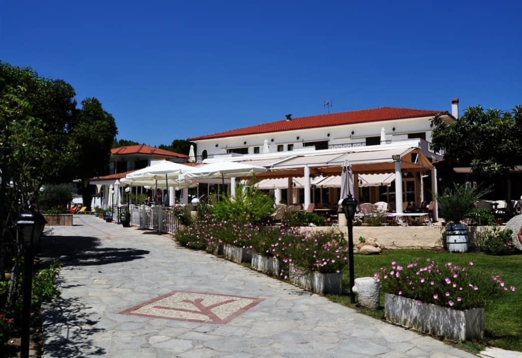 Widok na restaurację Hotel Chrousso Village