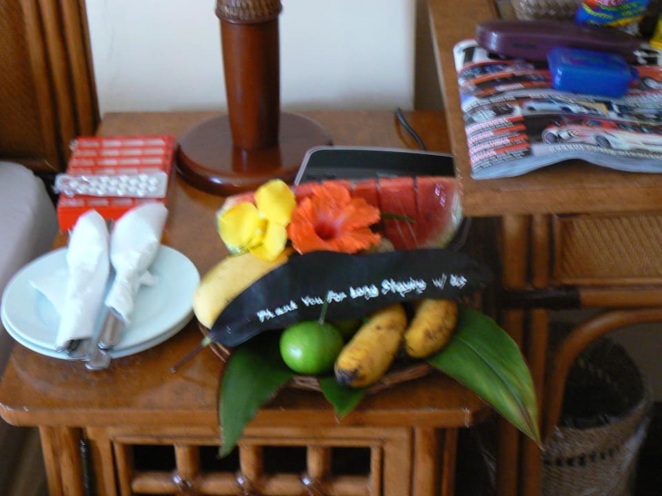 Geschenk vom Hotel Boracay Tropics Resort Hotel