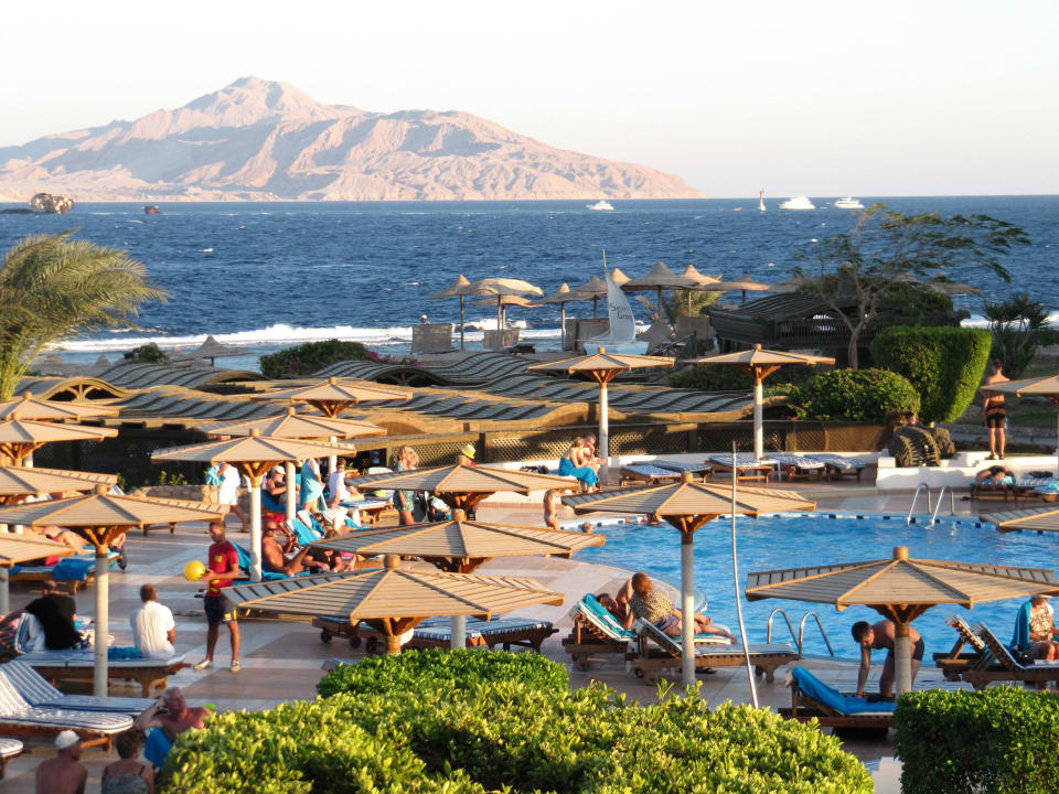 Ausblick vom Balkon Charmillion Gardens Aquapark