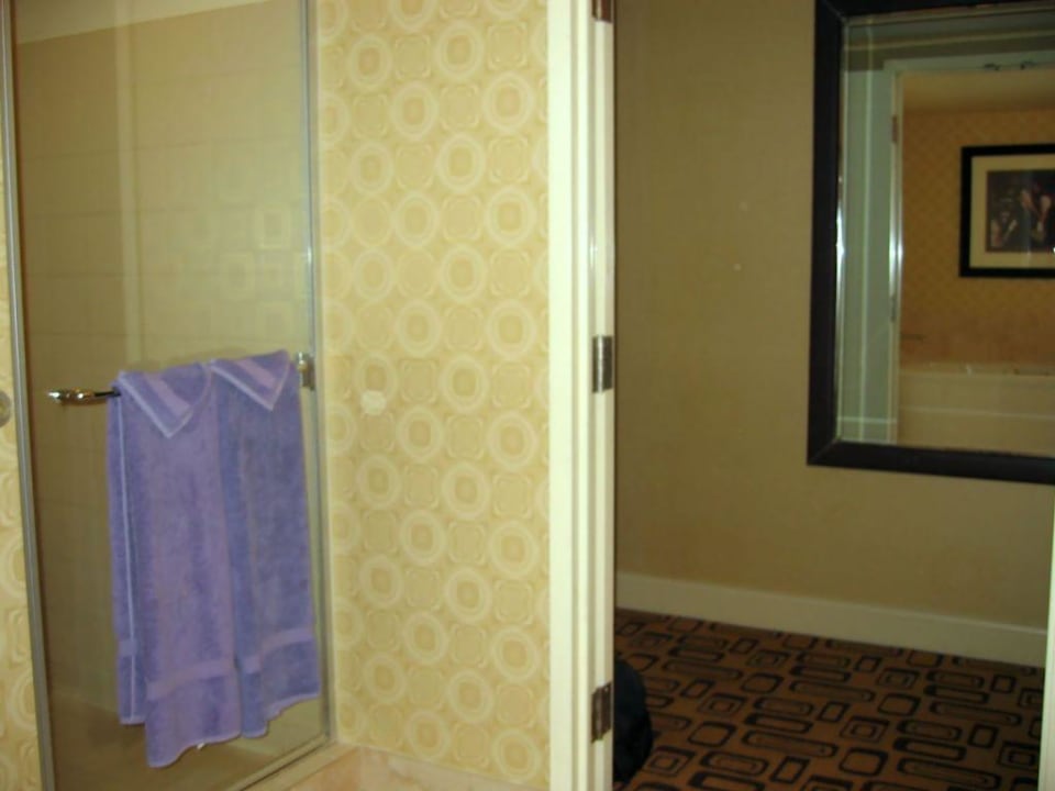 Badezimmer mit extra Dusche  Hotel Planet Hollywood Resort & Casino