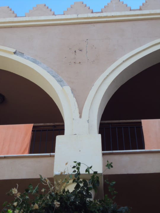 So sah es von der Poolseite her aus. Makadi Palace