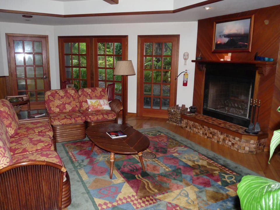 Aufenthaltsraum Kilauea Lodge