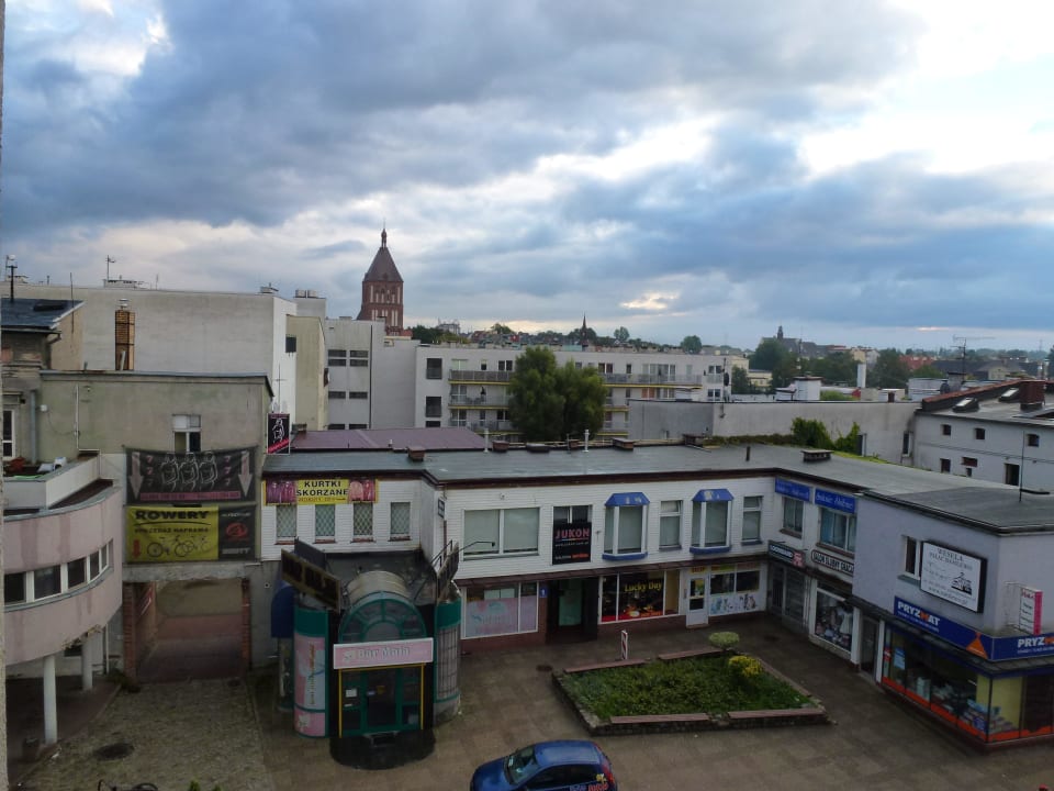 Blick aus unserem Fenster Hotel Gromada Koszalin