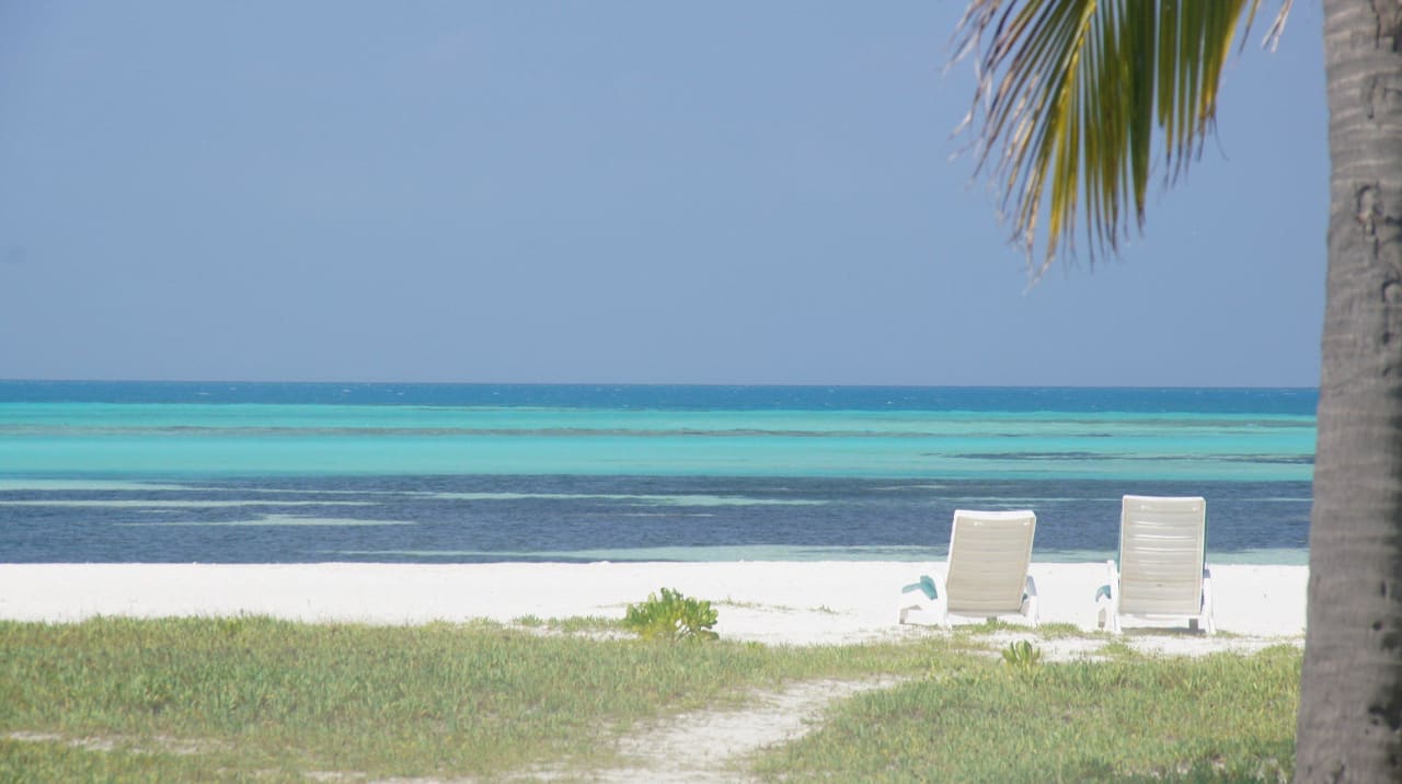 Der Blick von unserem Bugalow 122 Meeru Maldives Resort Island