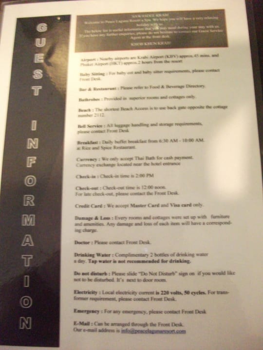 Zimmer Peace Laguna Resort and Spa