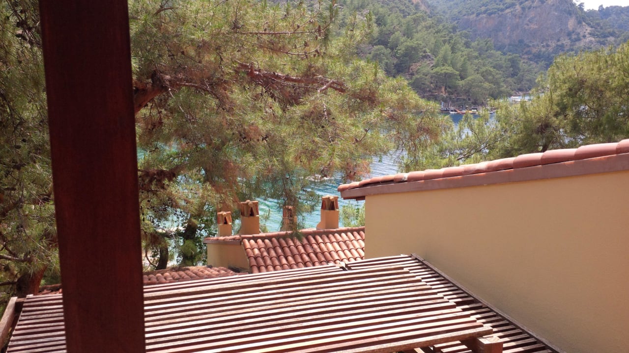 Blick von meinem Zimmer Terrasse Hillside Beach Club