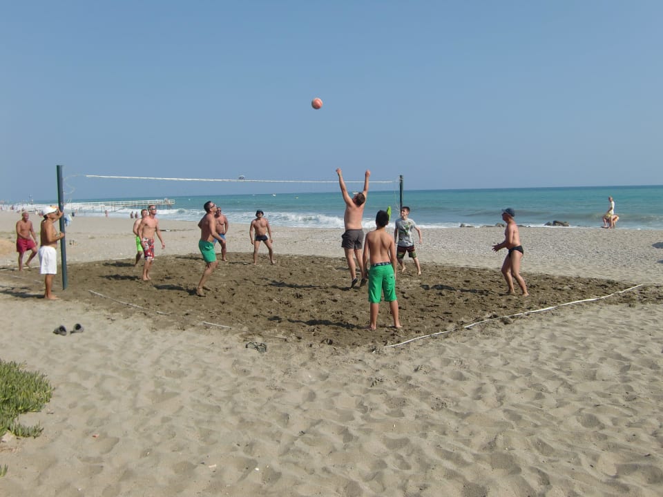 Beachvolleyball mit Abi Hotel Yetkin