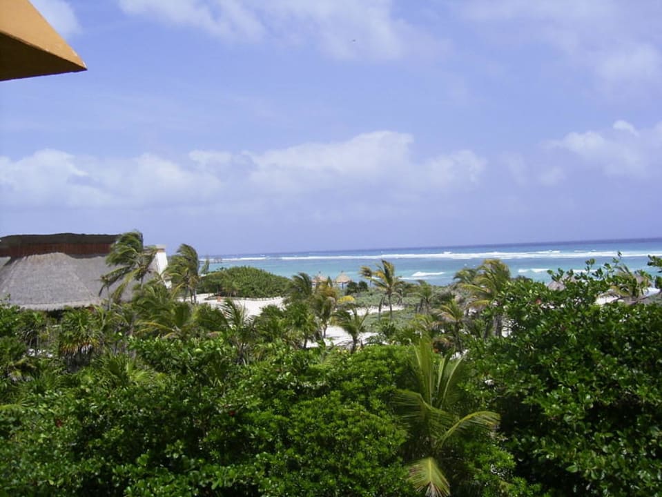 Aussicht vom Zimmer in 2. Stock im Bungalow 35 Bahia Principe Grand Tulum