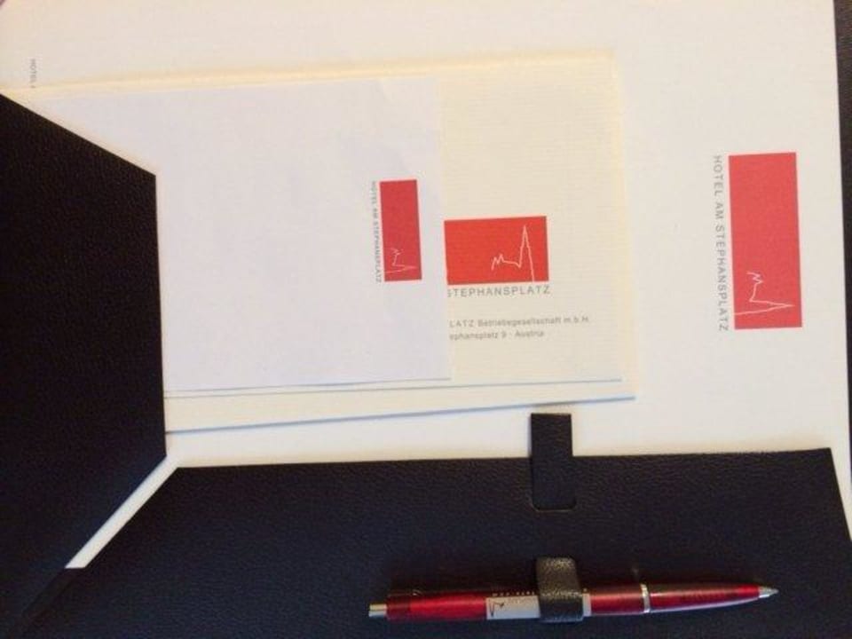 Schreibpapier Boutique Hotel Am Stephansplatz
