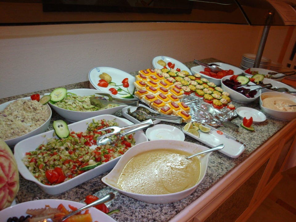 Abendessen - ein Teil vom Salatbuffet Hotel Sindbad Inn