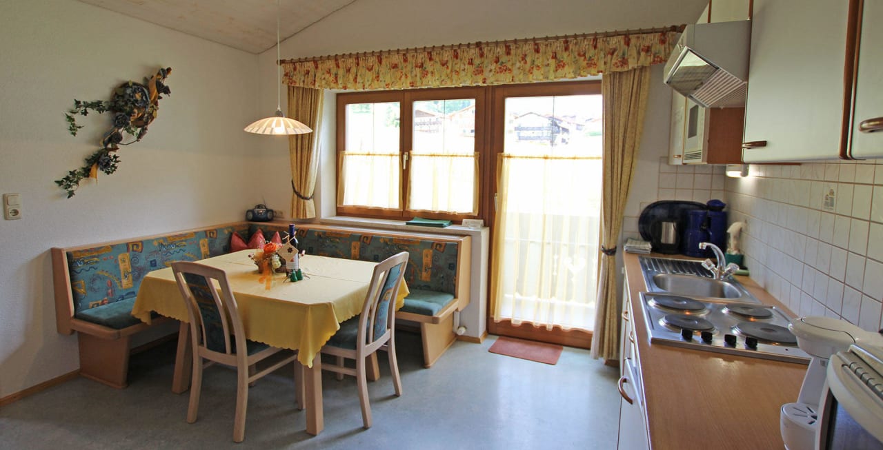 Wohnküche Appartement Bleispitze Apartments Haus am Römerweg
