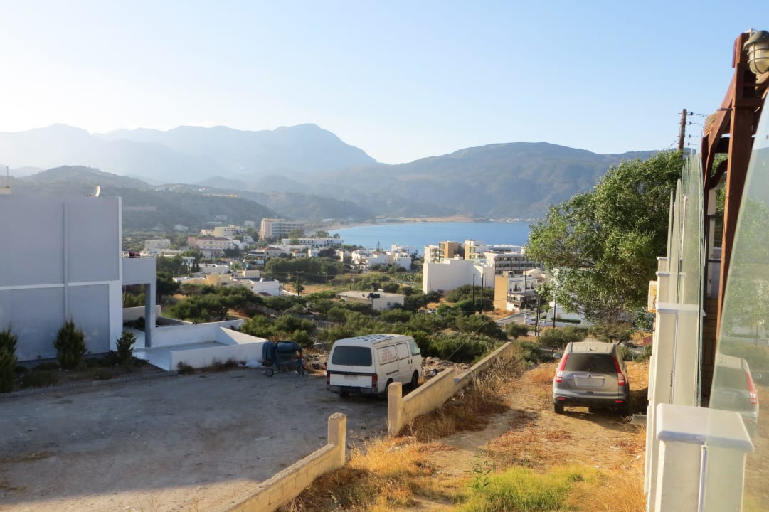 Ausblick Richtung Strand Hotel Seven Stars