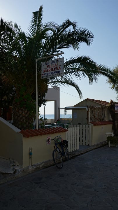 Villa Marilena Eingangsseite Villa Marilena