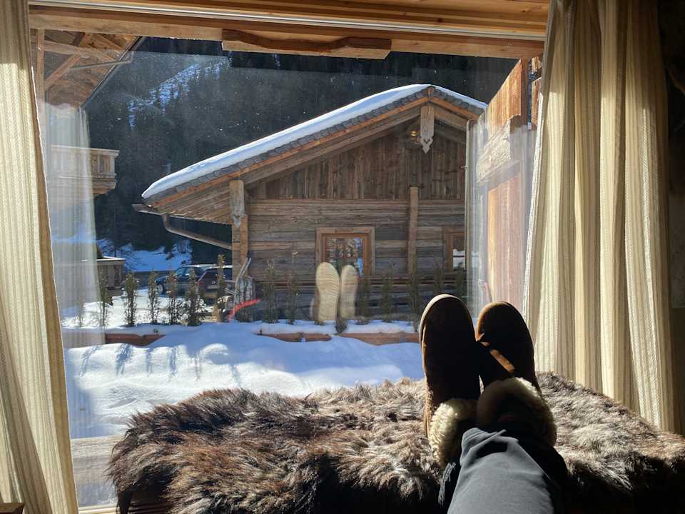 Ausblick Romantikhütte Eggerfeld