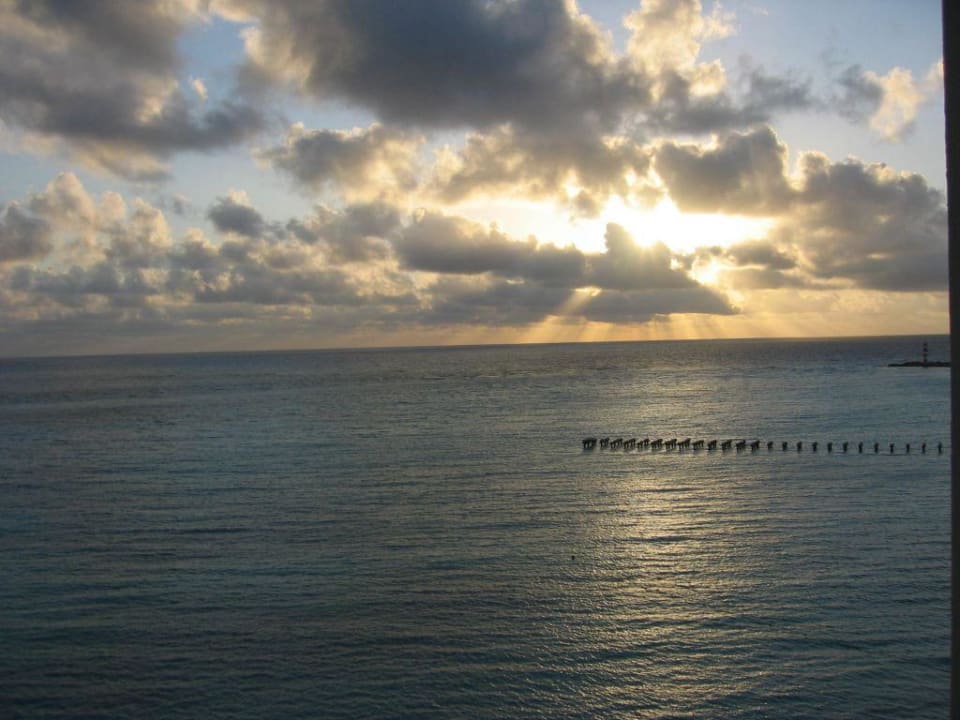 Sonnenaufgang von Zimmer 520 Hotel Riu Cancun