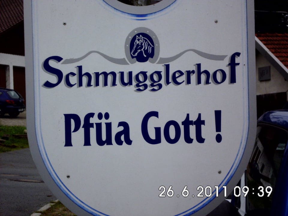 Schild Hotel Schmugglerhof