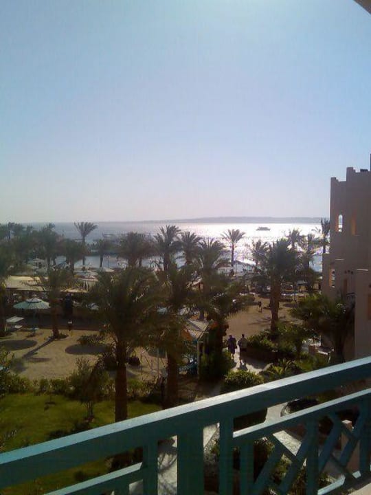 Blick vom Balkon Hotel Le Pacha Beach Resort