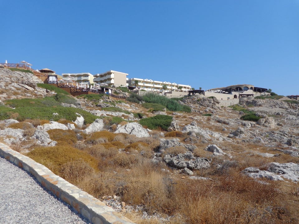 Blick auf das Resort Hotel Kalithea Horizon Royal