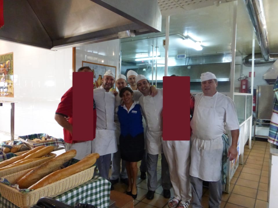 Freundliches Küchenpersonal  Hotel Europalace