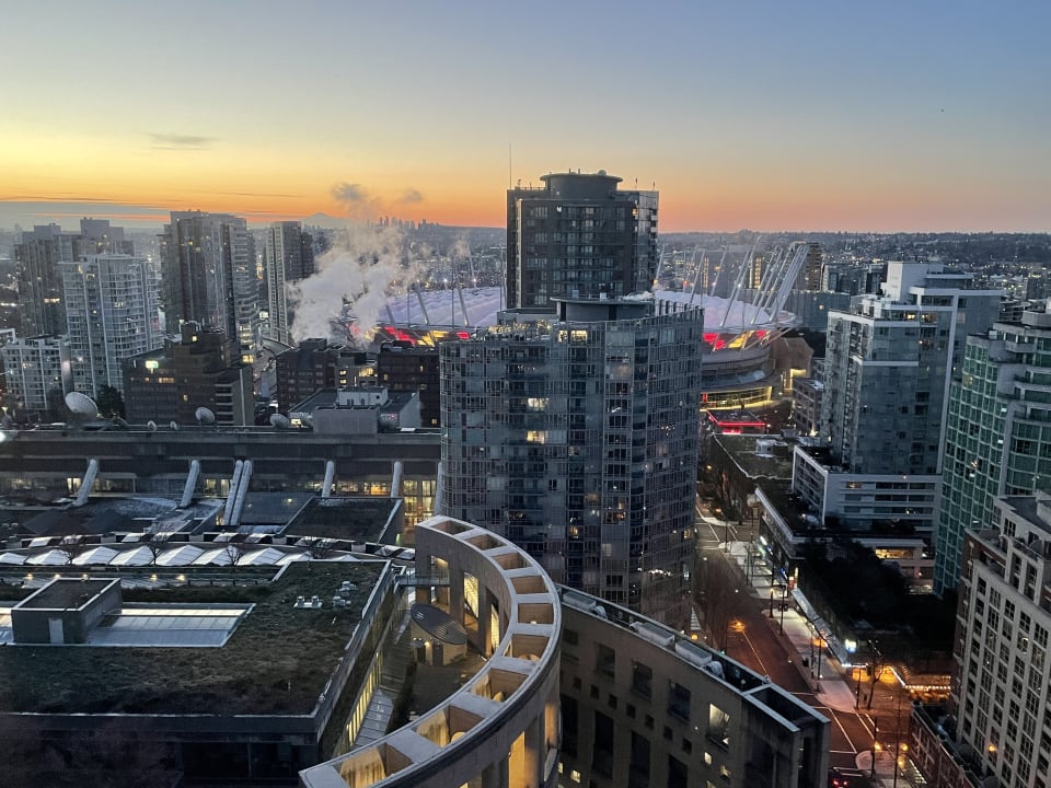 Ausblick Hilton Vancouver Downtown
