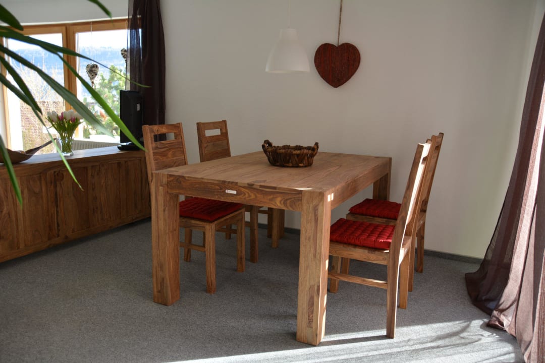 Essbereich Ferienwohnung Sonnenhang