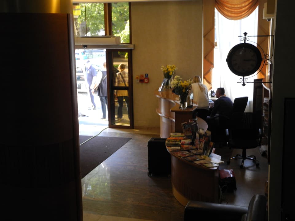 Kleine Rezeption, aber ok Hotel Matejko Krakau