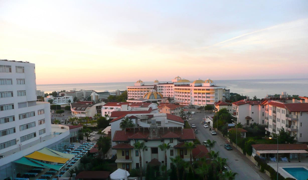 Blick vom Zimmer zum Meer Narcia Resort Side