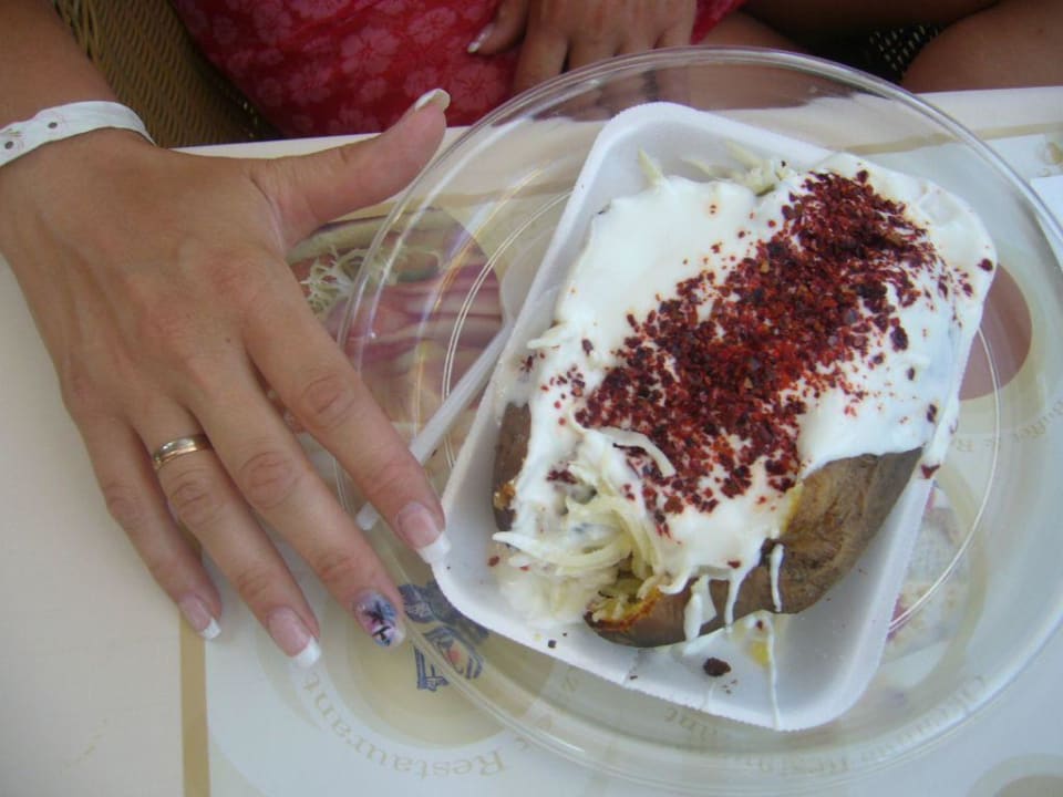 Leckere Ofenkartoffel Sunis Kumköy Beach Resort Hotel & Spa