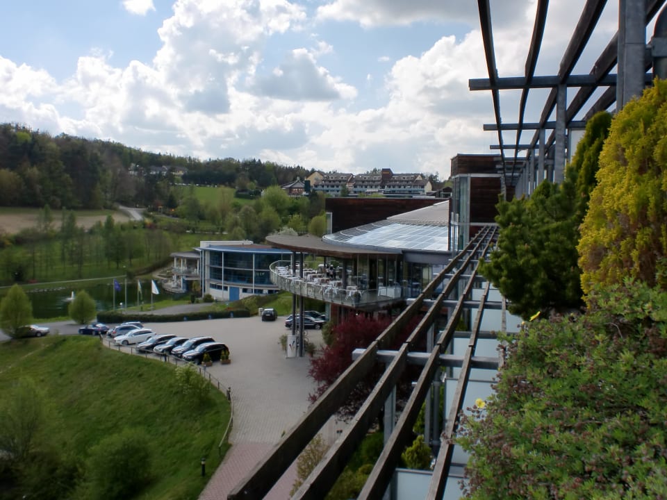 Ausbilck vom Balkon im 5.Stock Das Sonnreich Thermenhotel Loipersdorf