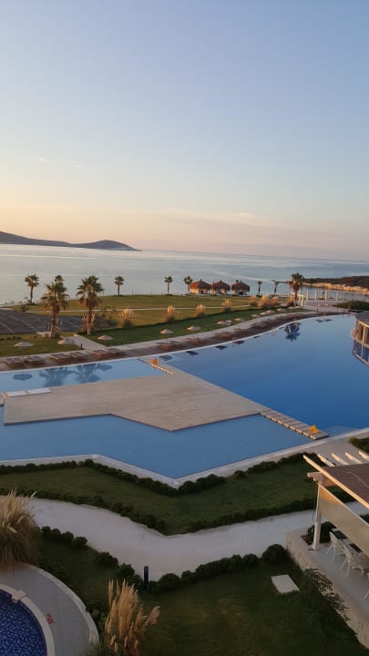 Der Ausblick aus unserem Zimmer  Alkoclar Exclusive Alacati