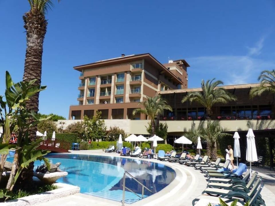 Pool mit Blick auf Haus 2 Sunis Kumköy Beach Resort Hotel & Spa