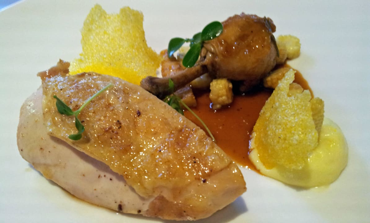 &amp;quot;Duett vom Stubenküken mit...&amp;quot; Hotel Resmairhof (Scena / Schenna ...