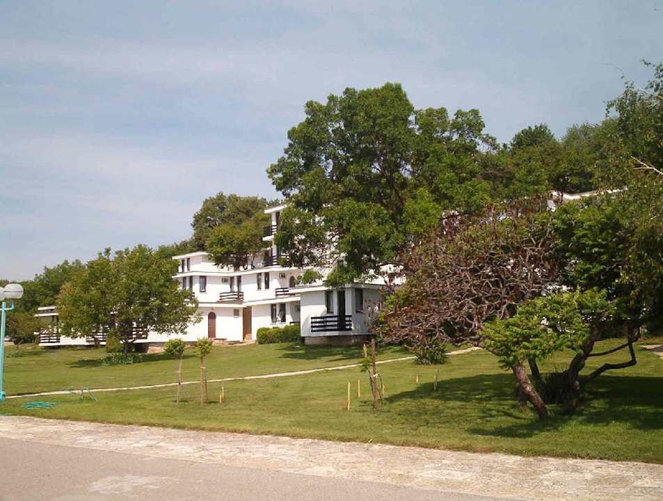 Aussicht auf die Bungalows Hotel Russalka