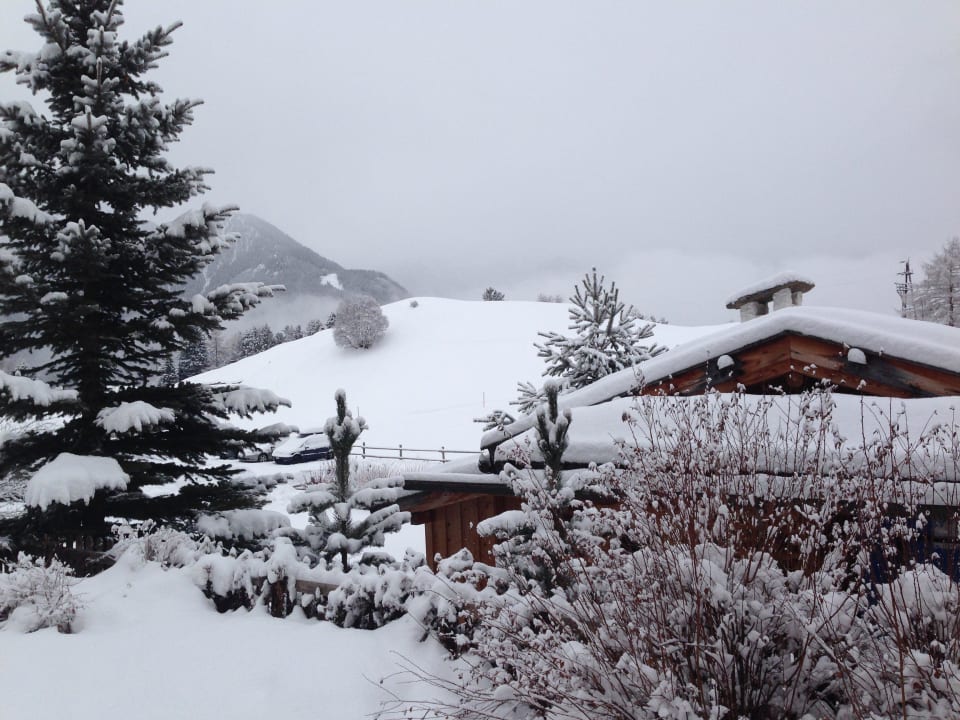 Aussicht aus dem Wohnzimmer Ferienwohnungen am Matinesweg, Serfaus