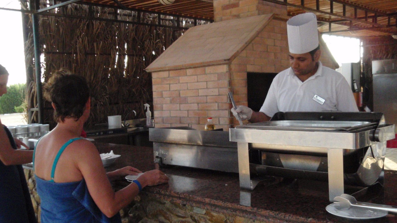 Nachmittags an der Strandbar Hotel Gorgonia Beach Resort