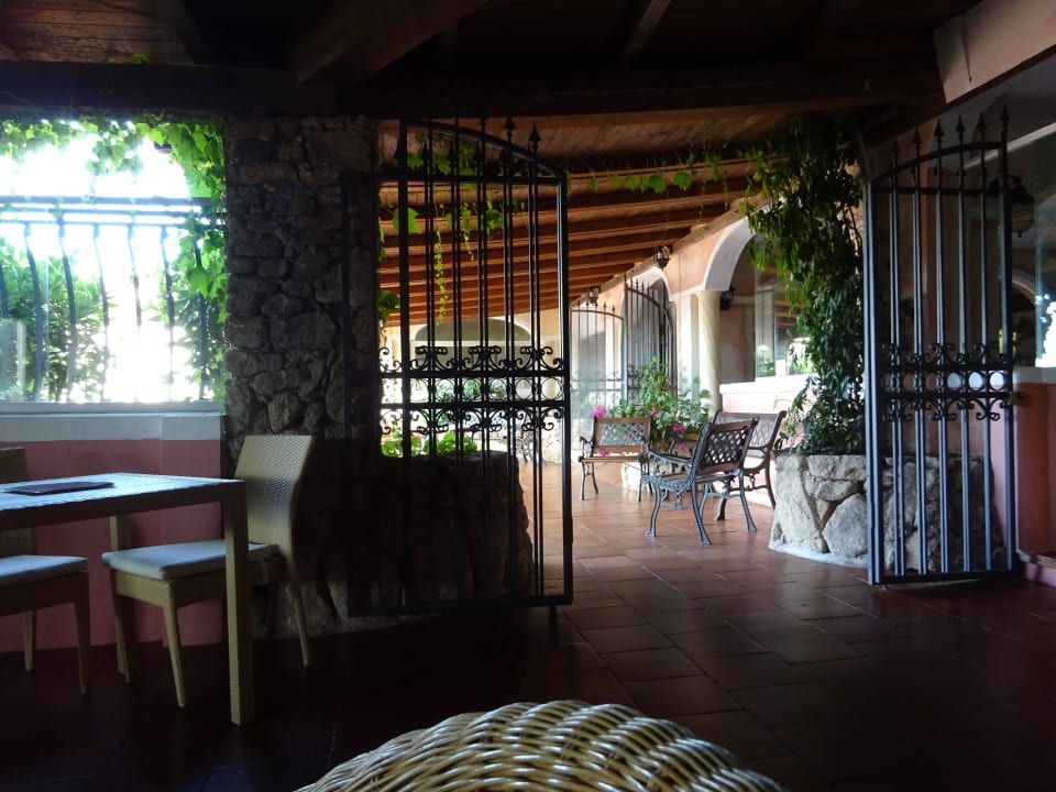 Blick aus der Bar Colonna Beach Hotel