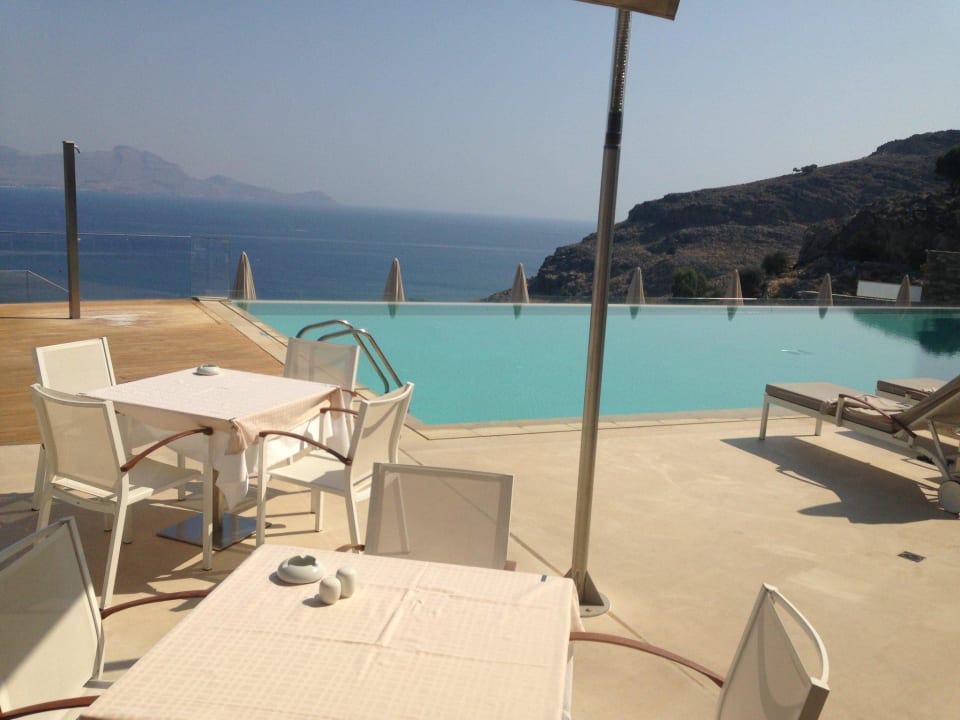 Schöne Ausschicht Lindos Blu, Luxury Hotel & Suites - Adults only