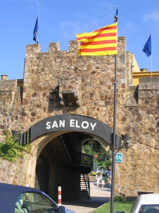 Hotel San Eloy Club Eingang MedPlaya Aparthotel Sant Eloi