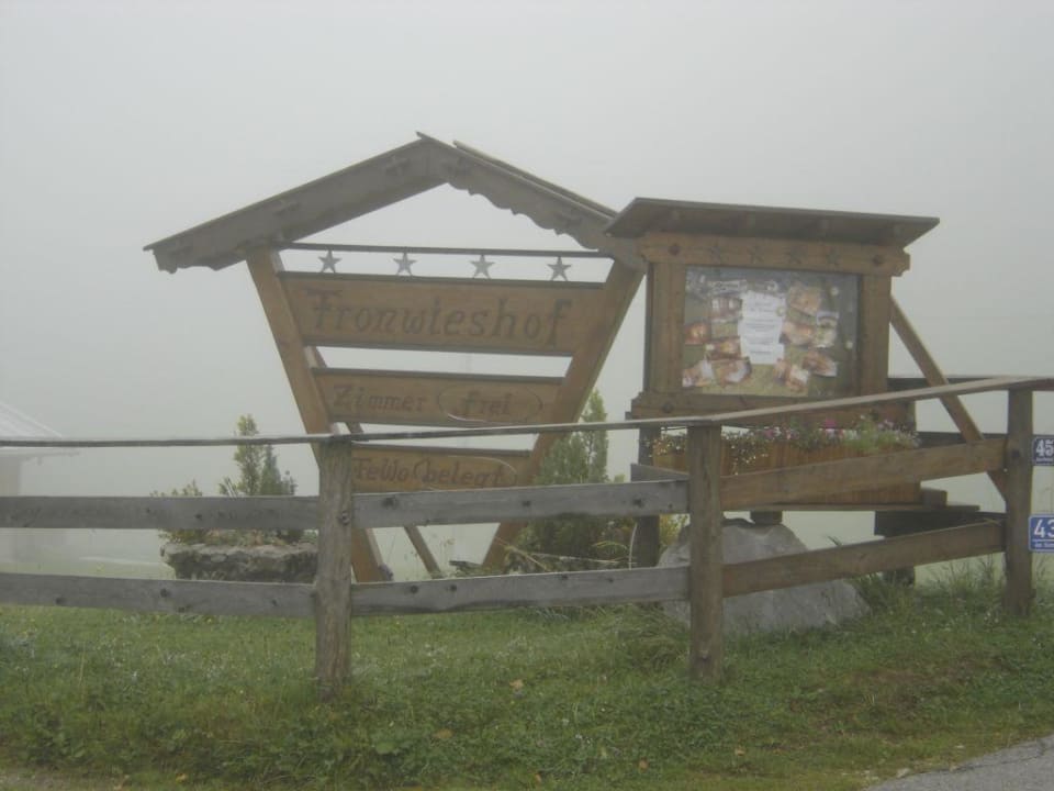 Schild FeWo Fronwieshof