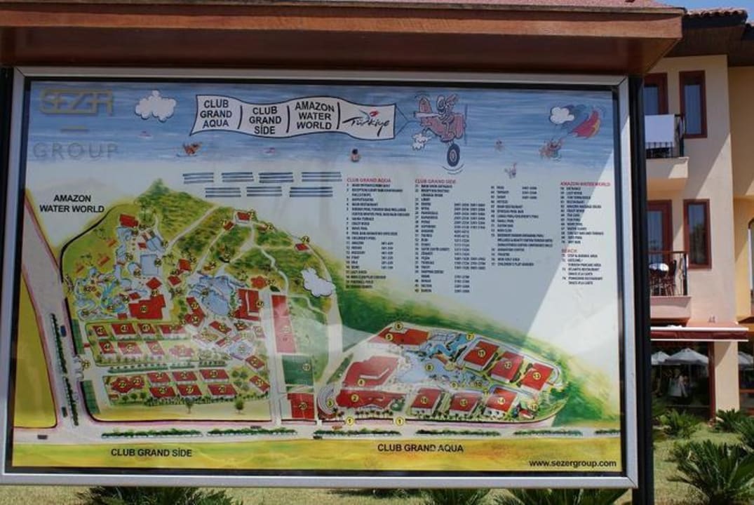 Plan Hotelanlage Club Grand Side