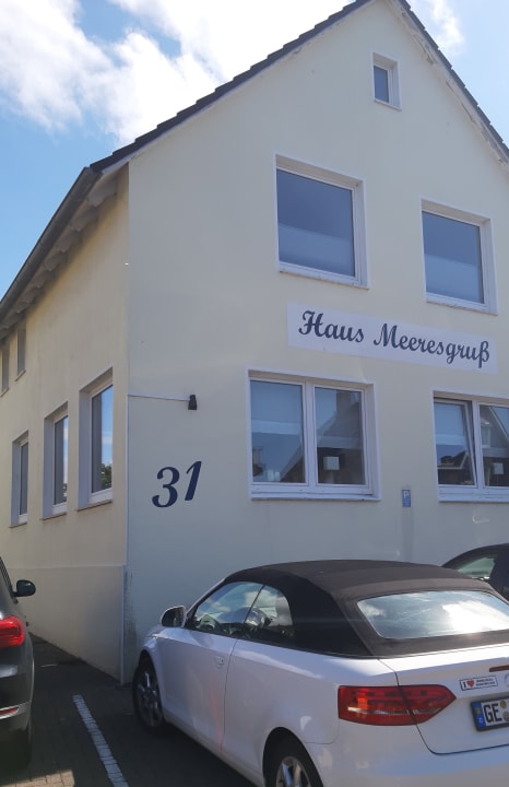 Außenansicht Pension Haus Meeresgruß