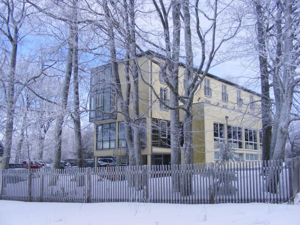 Rückseite des Hotels Hotel Haus Oberland