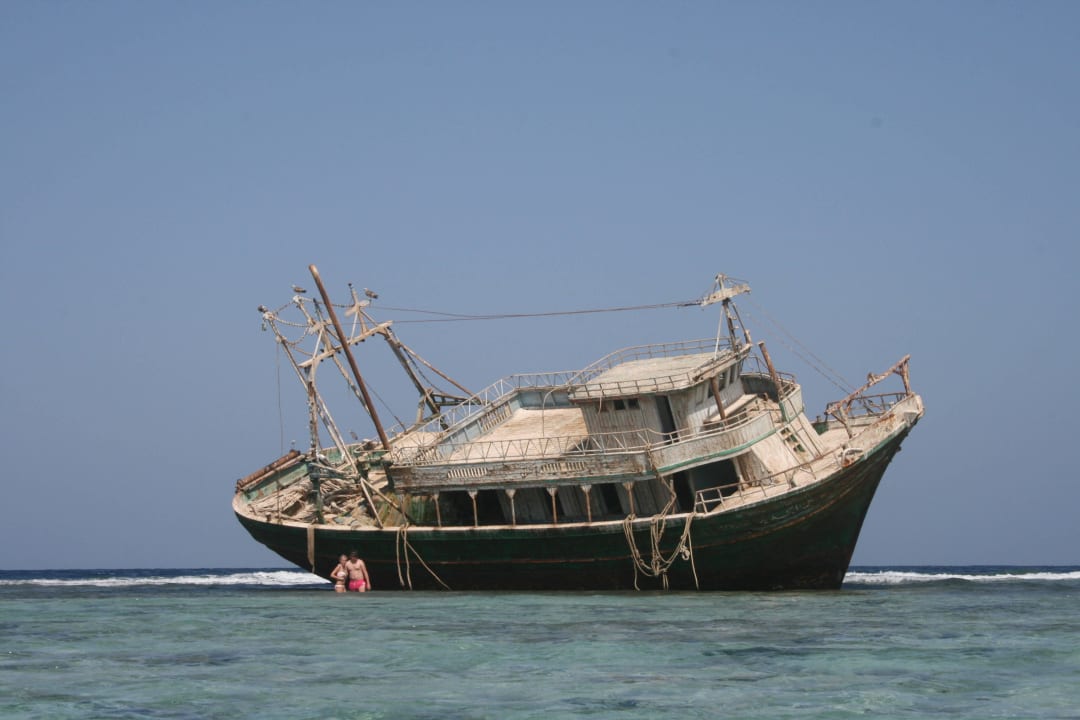 Wrack am Strand Three Corners Sea Beach Resort