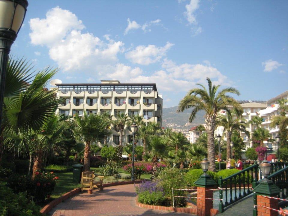 Vom Strand aus Gardenia Hotel