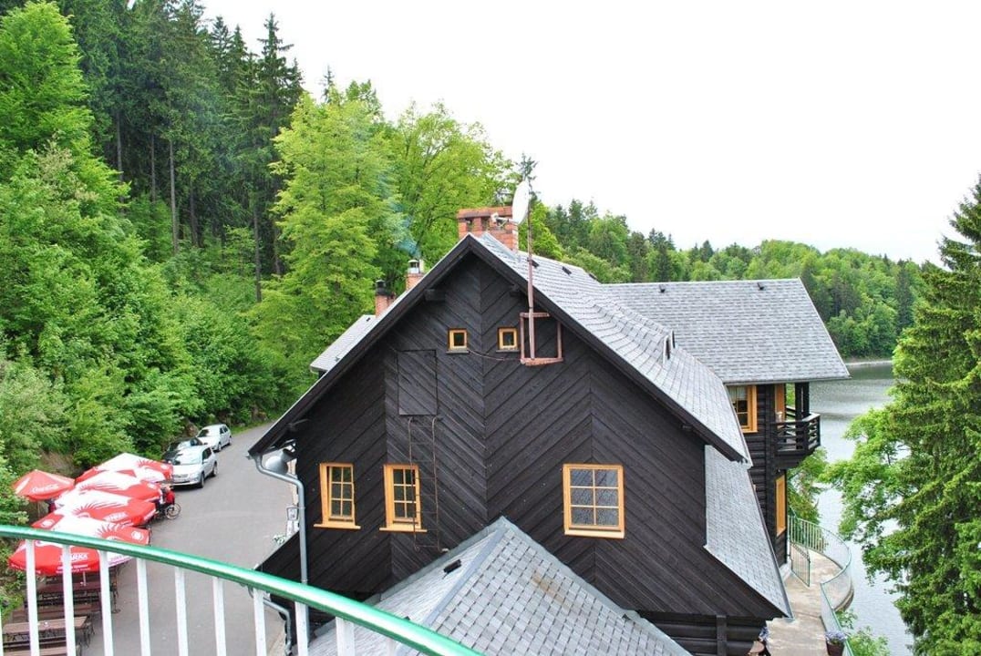 Widok Perły z wieży widokowej Jugendherberge Gosciniec Perla Zachodu