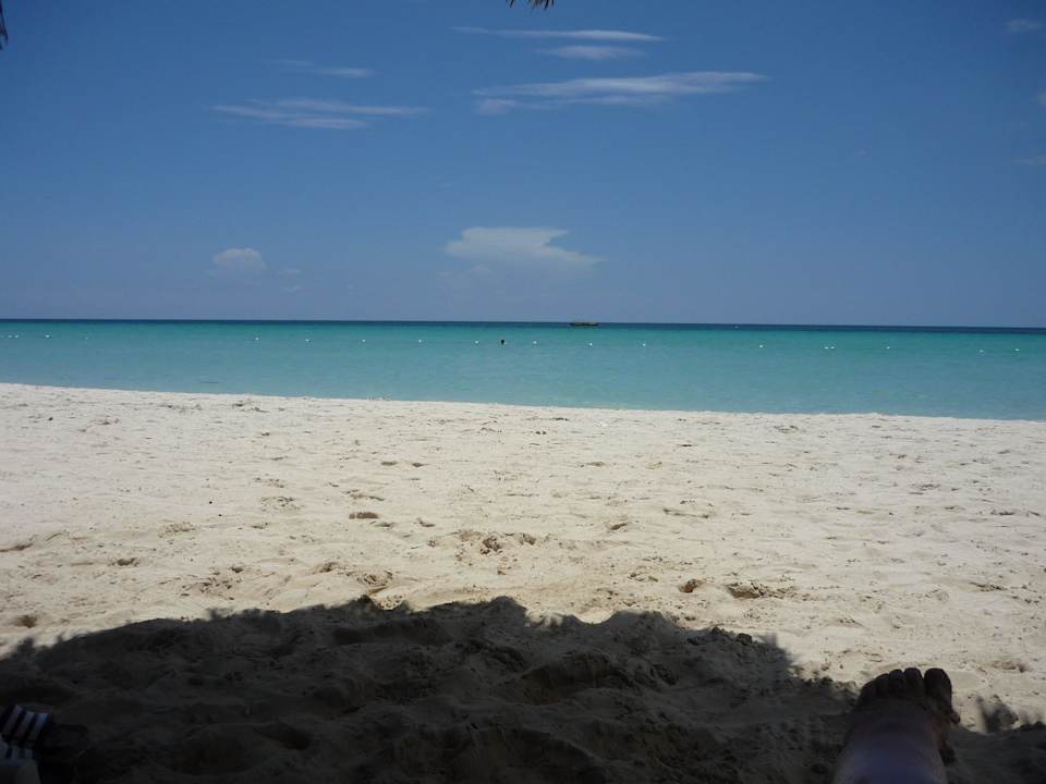 Schatten !!! Hotel Beachcomber