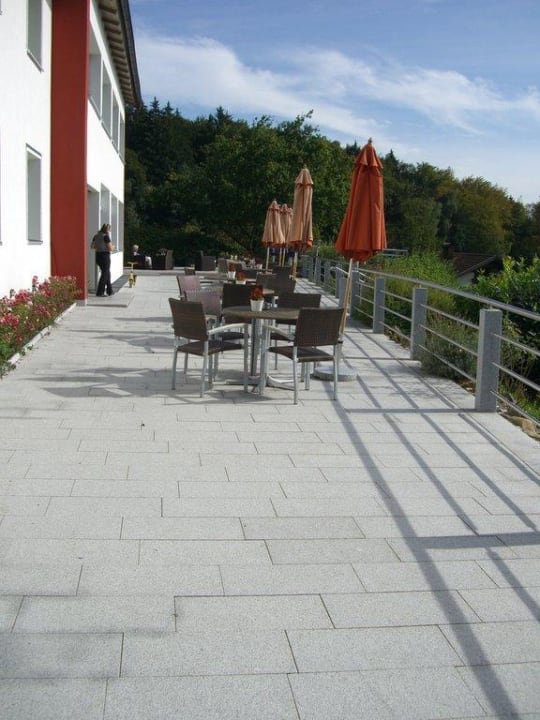 Terrasse Thula Wellnesshotel Bayerischer Wald