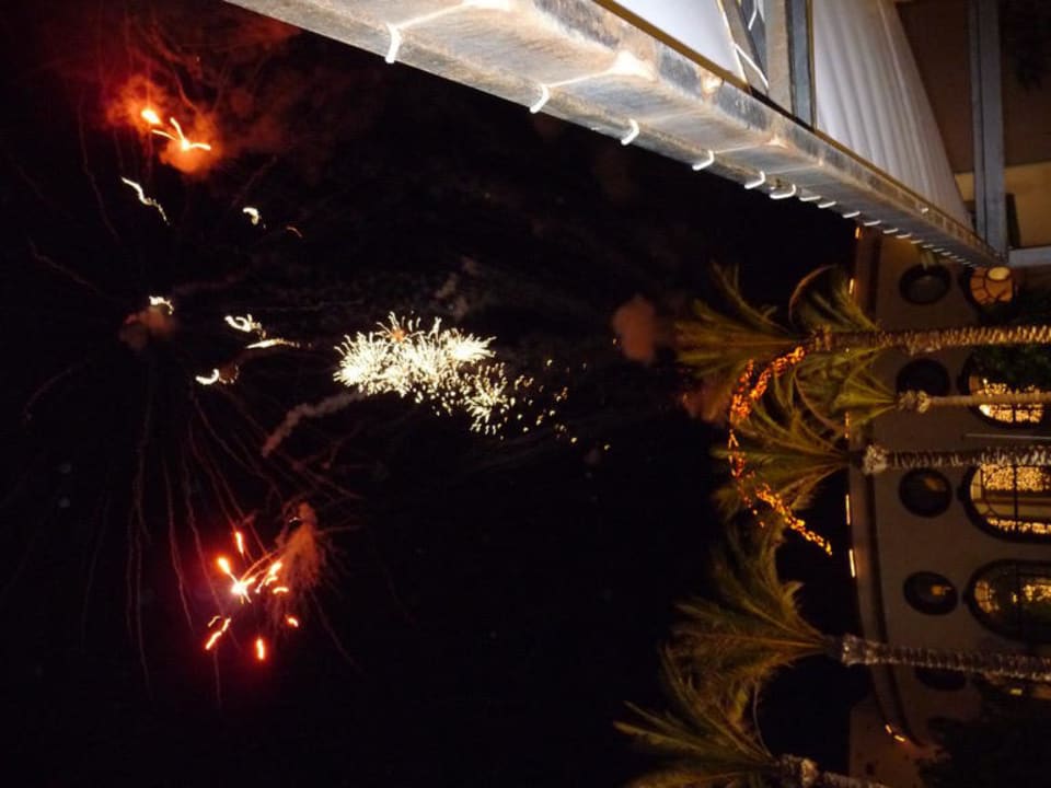 Feuerwerk über dem GMV Hotel LIVVO Volcan Lanzarote